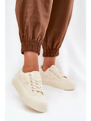 Dámske topánky BIG STAR RR274630 BÉŽOVÁ Big Star Shoes