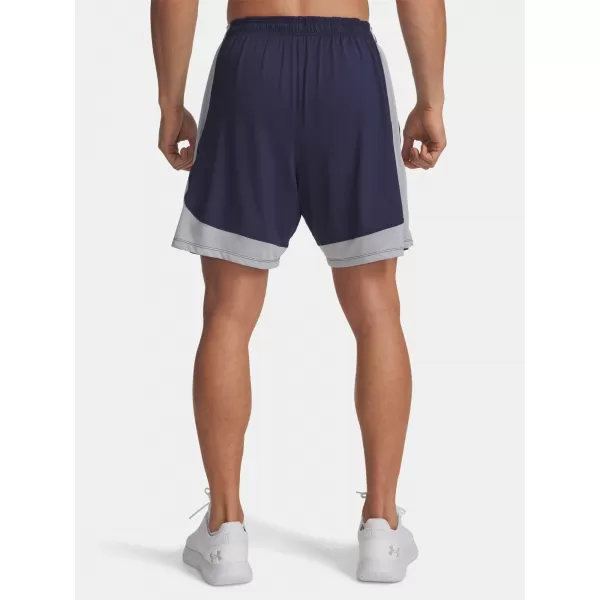 Pánske šortky UNDER ARMOUR UA TECH VENT 2IN1 SHORT 6005917-410 MODRÁ 