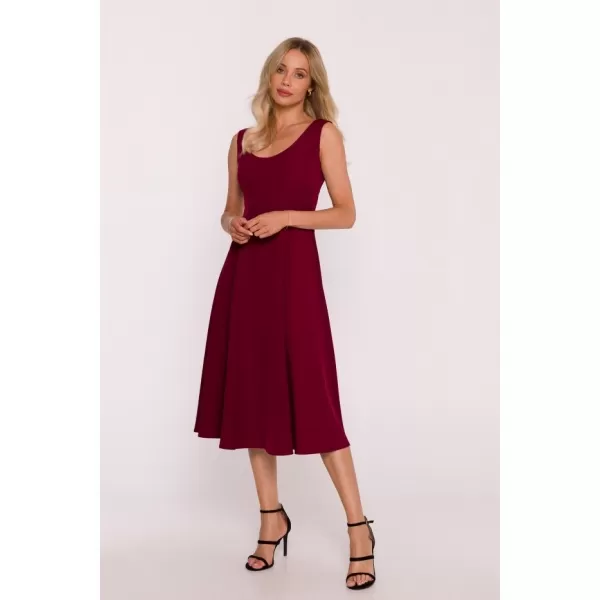  Šaty STYLOVE S424 GAŠTANOVÉ 