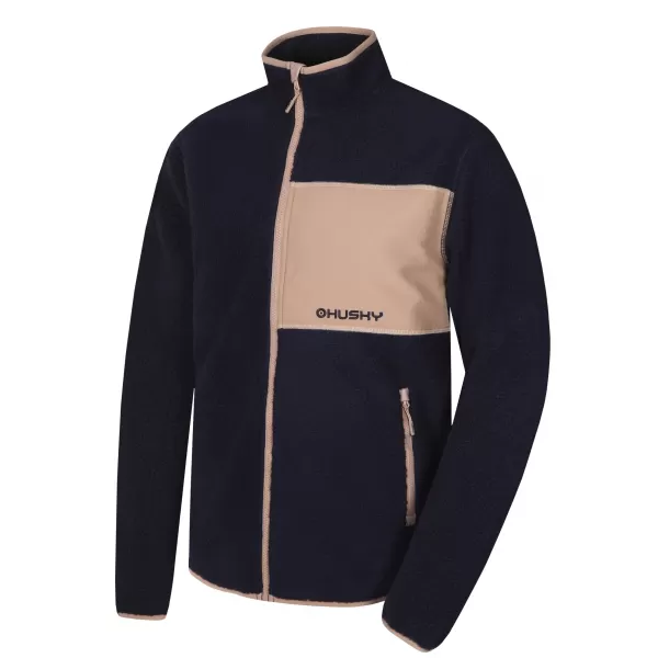  Pánska mikina HUSKY ADDY ZIP M TMAVO MODRÁ 