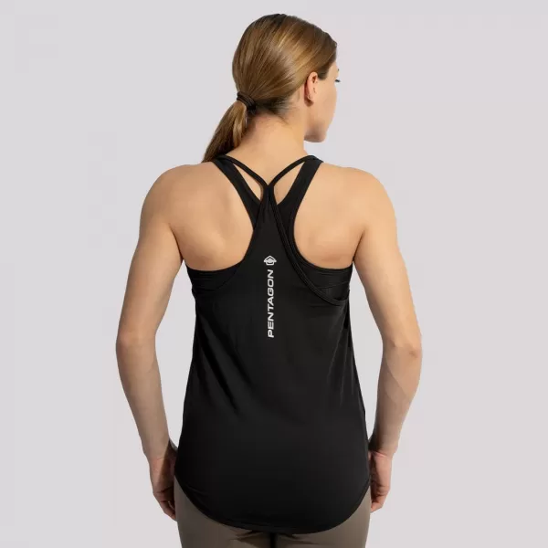  Dámske tielko PENTAGON UNITY WOMENS MESH TANK TOP K09045 ČIERNA 