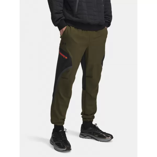  Pánske športové nohavice UNDER ARMOUR UA UNSTOPPABLE CARGO PANT 1390256-308 ZELENÁ 