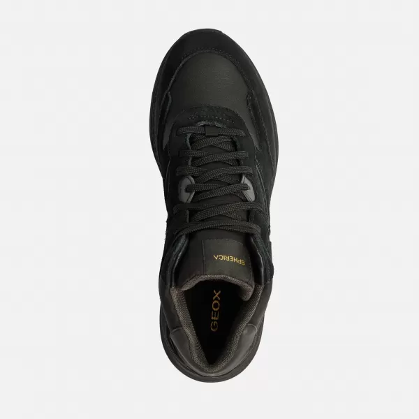  Pánske topánky GEOX SPHERICA ACTIF X1 G011320 ČIERNA 