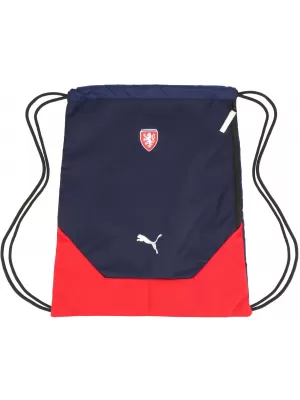 Vysielať PUMA FACR GYMSACK 091045_22 PUMA NAVY/PRE VŠETKÝCH ČIAS ČERVENÁ