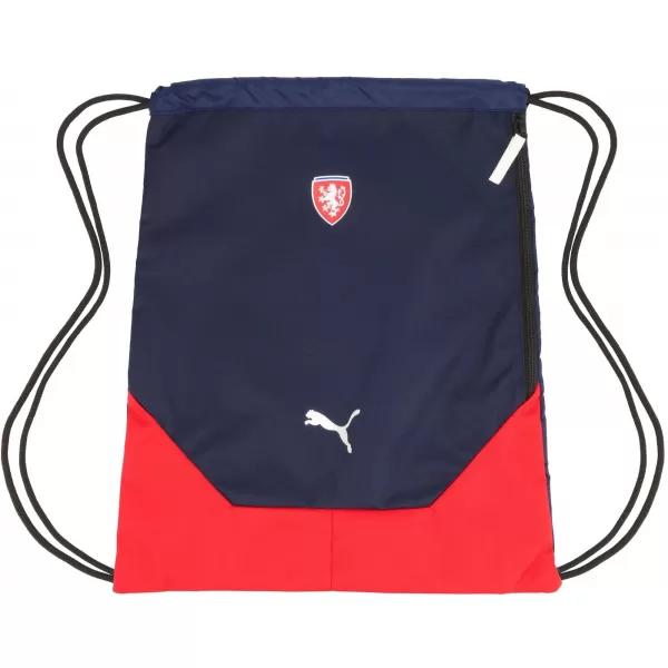  Vysielať PUMA FACR GYMSACK 091045_22 PUMA NAVY/PRE VŠETKÝCH ČIAS ČERVENÁ 