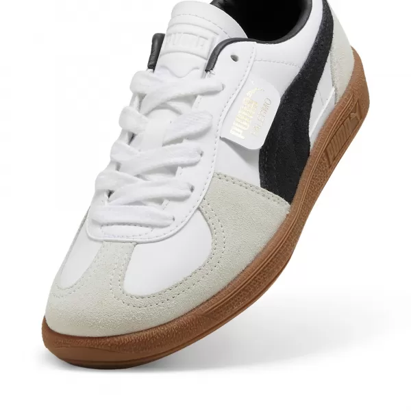  Detská obuv PUMA PALERMO LTH JR 39727501 PUMA WHITE/PARY GRAY/GUM 