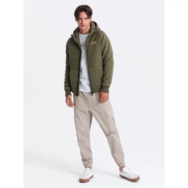  Pánska bunda OMBRE c601 olive 
