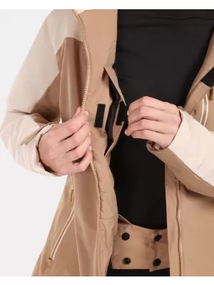 Dámska lyžiarska bunda KILPI FLIP-W ZL0110KI BÉŽOVÁ