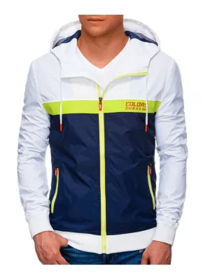 Pánska bunda OMBRE C631 MODRÁ