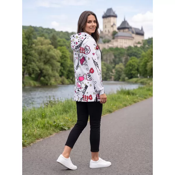  Dámska mikina ALTISPORT GITA BIELA 