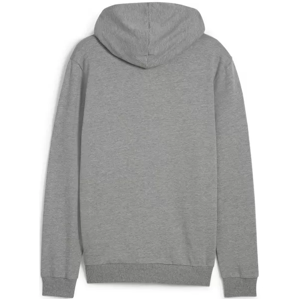  Sako PUMA TEAMGOAL CASUALS HOODED JACK 658595_33 STREDNE ŠEDÁ VRES/BIELA 