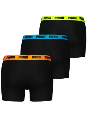 Boxer PUMA MEN EVERYDAY BOXER 3P 93832706 FARBY LOGOVÉHO LOGA Z ČIERNEJ/VARIE
