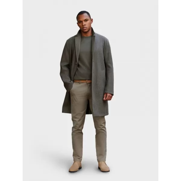  Pánsky kabát OMBRE OM-COWC-0104-new GRAFIT/KHAKI 