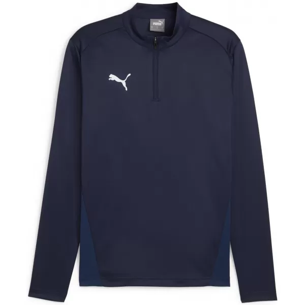  Tričko PUMA TEAMGOAL TRAINING 1/4 ZIP TO 65862906 PUMA NAVY/BIELA/PERZSKÁ MODRÁ 