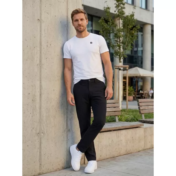  Pánske nohavice ALTISPORT ATS TROUSER SLIM-FIT ČIERNA 