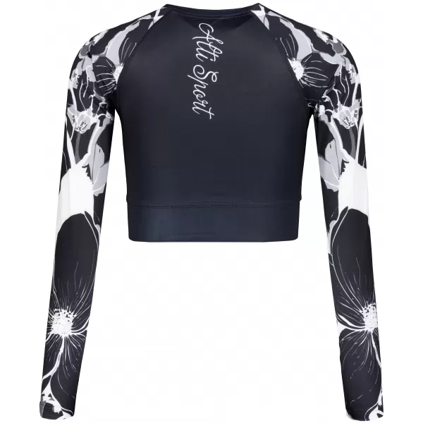  Dámsky funkčný prémiový crop top ALTISPORT VOJ/ALW114TR04 ČIERNA 