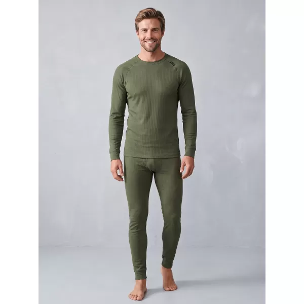  Pánsky termo set ALTISPORT GAIN KAKI/ČIERNA 