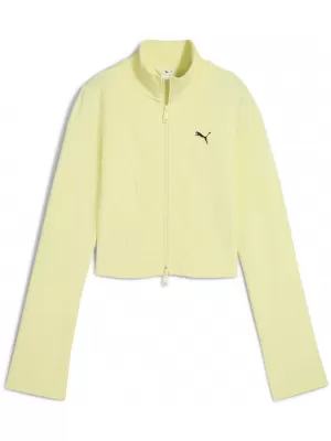 Dámska bunda PUMA DARE TO SLIM CROPPED TRACK JACKET 63214635 ZLATÝ MESIAC