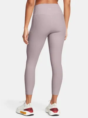 Dámske legíny UNDER ARMOUR MERIDIAN RIB ANKLE LEG 1386467-015 SIVÁ