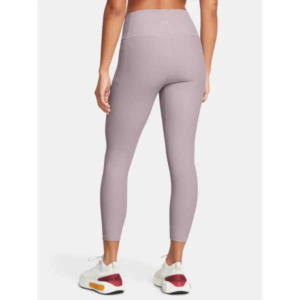  Dámske legíny UNDER ARMOUR MERIDIAN RIB ANKLE LEG 1386467-015 SIVÁ 