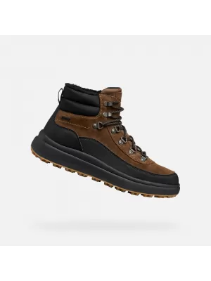 Pánske topánky GEOX GRANITO + GRIP B A G011188 TMAVO HNEDÁ
