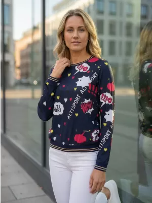 Dámske tričko ALTISPORT GAIA TMAVO MODRÁ