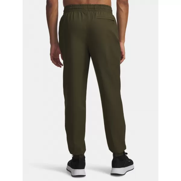  Pánske tepláky UNDER ARMOUR UA UNSTOPPABLE WOVEN JOGGER 1388823-308 ZELENÁ 