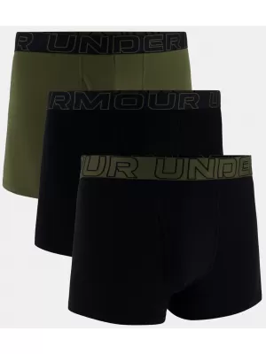 Pánske boxerky UNDER ARMOUR M UA PERF COTTON (3KS) 1383891-005 ČIERNA S NÁMORNOU Z