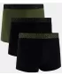 Pánske boxerky UNDER ARMOUR M UA PERF COTTON (3KS) 1383891-005 ČIERNA S NÁMORNOU Z