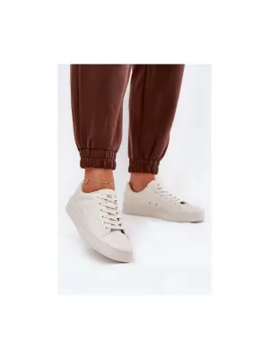 Dámske tenisky BIG STAR NN274578 BÉŽOVÁ Big Star Shoes