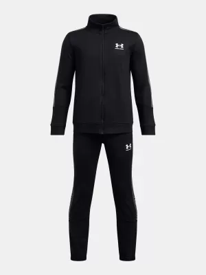 Súprava pre chlapcov UNDER ARMOUR UA B ICON KNIT TRACKSUIT 1390295-001 ČIERNA