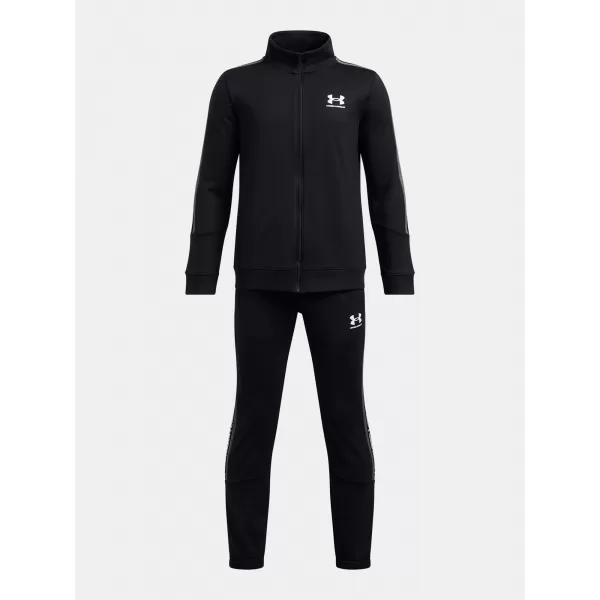  Súprava pre chlapcov UNDER ARMOUR UA B ICON KNIT TRACKSUIT 1390295-001 ČIERNA 