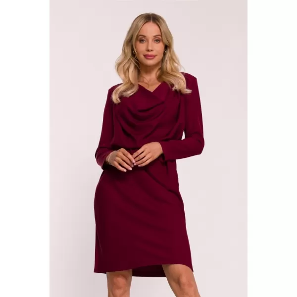  Šaty STYLOVE S428 GAŠTANOVÉ 