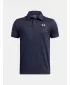 Chlapčenské tričko UNDER ARMOUR UA PLAYOFF PRINTED POLO 1382681-413 MODRÁ