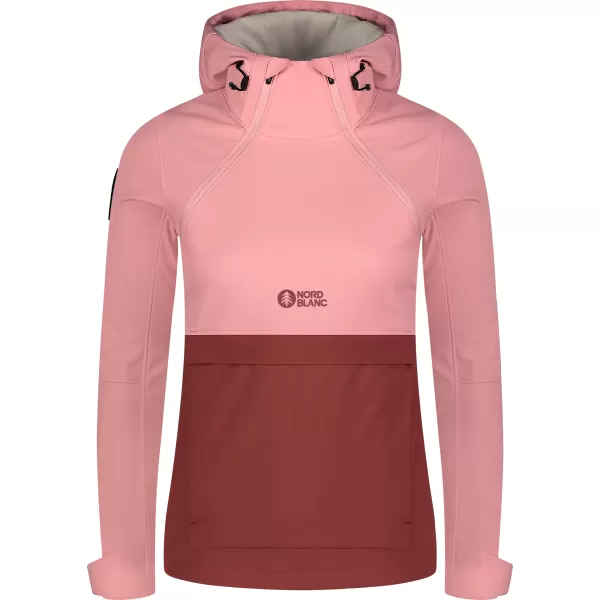  Dámska softshell Anorac NORDBLANC NBWSL8275 SVETLO RUŽOVÝ 