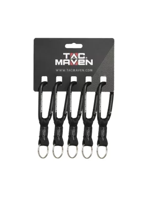 Karabína PENTAGON CARABINER 8ΜΜ D25029 ČIERNA