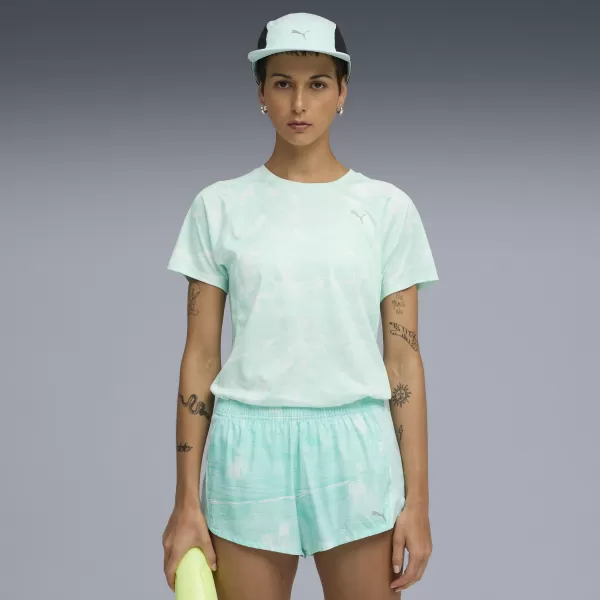  Dámske tričko PUMA W RUN VELOCITY AOP TEE 52759945 MÄTA ROZTOPIŤ 