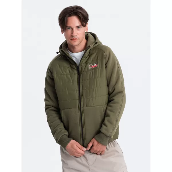 Pánska bunda OMBRE c601 olive 