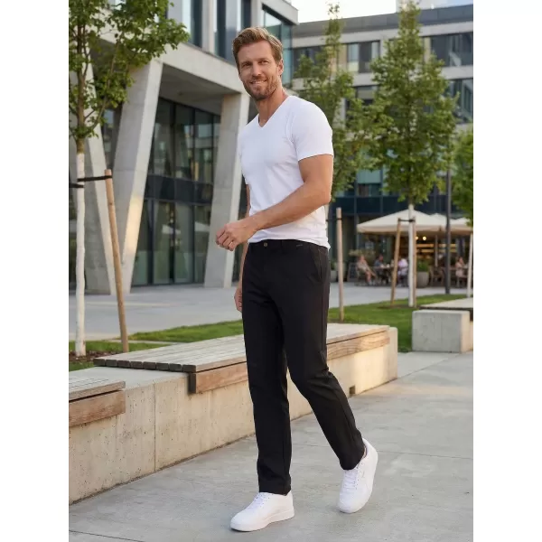 Pánske nohavice ALTISPORT ATS TROUSER CLASSIC-FIT ČIERNA 