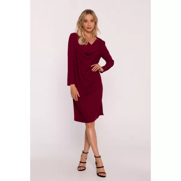  Šaty STYLOVE S428 GAŠTANOVÉ 