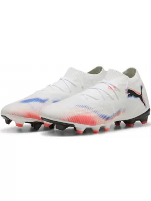 Pánske topánky PUMA FUTURE 8 MATCH FG/AG 10859301 WHITE/ BIELA/PUMA ČIERNA/ŽIARIACA ČERVENÁ