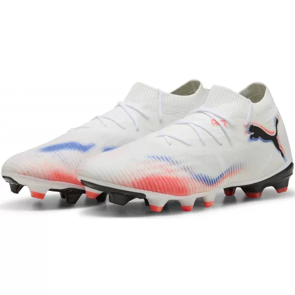  Pánske topánky PUMA FUTURE 8 MATCH FG/AG 10859301 WHITE/ BIELA/PUMA ČIERNA/ŽIARIACA ČERVENÁ 