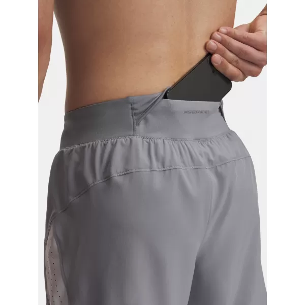  Pánske šortky UNDER ARMOUR UA LAUNCH PRO 7'' SHORTS 1376508-036 SIVÁ 