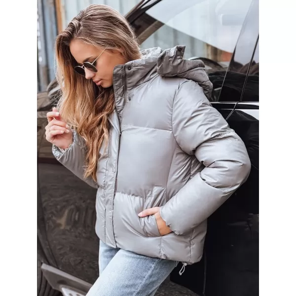  Dámska bunda DSTREET TY5191 TMAVO ŠEDÁ 