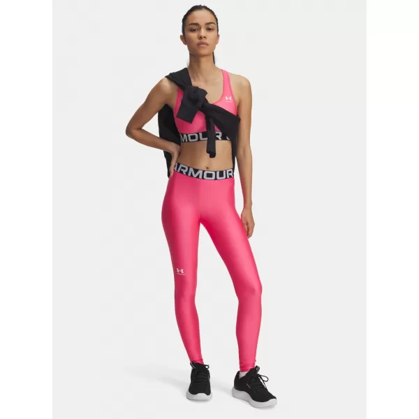  Dámske legíny UNDER ARMOUR UA HG LEGGING 1383559-672 RUŽOVÁ 