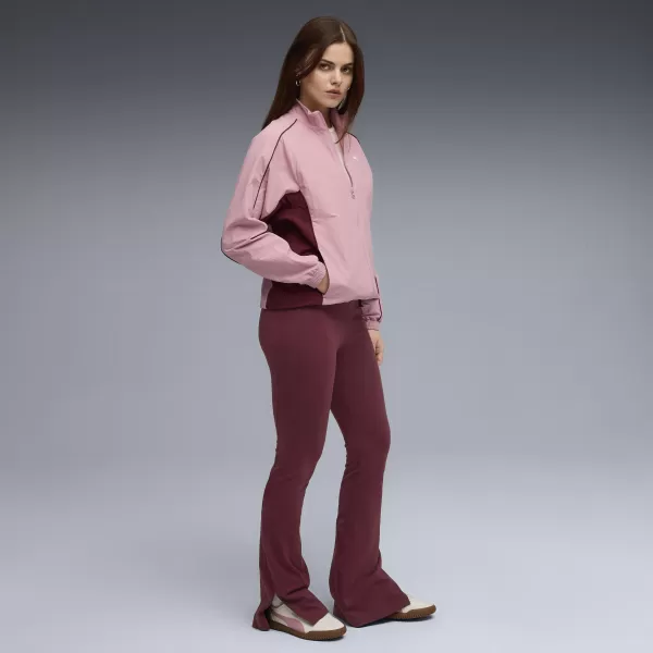  Dámske legíny PUMA HER HIGH-WAIST FLARED LEGGINGS 68815696 RUBÍNOVÝ LESK 