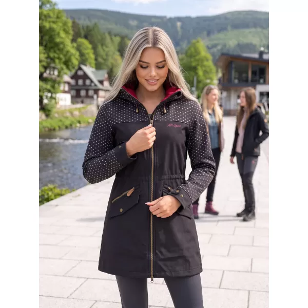  Dámska bunda softshell ALTISPORT GEMEE ČIERNY 