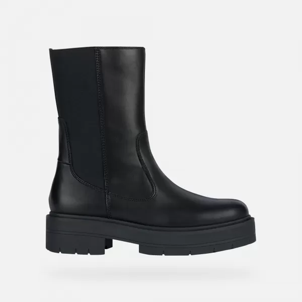  Dámske členkové čižmy GEOX G004255 ČIERNA 