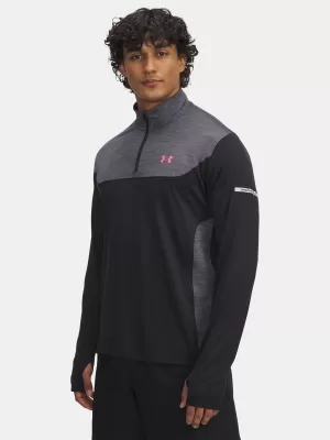 Pánske tričko UNDER ARMOUR UA TECH UTILITY 1/4 ZIP 6004963-001 ČIERNA