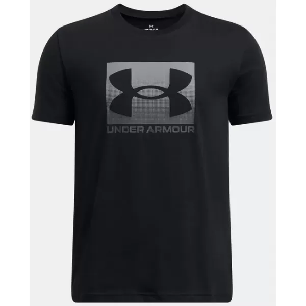  Chlapčenské tričko UNDER ARMOUR UA B BOXED SPORTS UPDATE SS 1388672-001 ČIERNA 